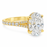 Oval Diamond Engagement Ring 3 Ct 71793