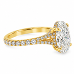 Oval Diamond Engagement Ring 3 Ct 71793