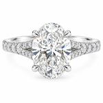 Oval Diamond Engagement Ring 3 Ct 71793