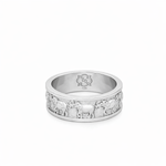 Gold Elephant Relief Band 71120