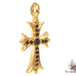 Black Diamond Cross Crucifix Pendant 29108 - Image 2