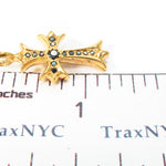 Black Diamond Cross Crucifix Pendant 29108 - Image 7