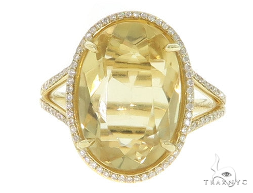 Citrine Diamond Anniversary/Fashion Ring 49444 - Image 2