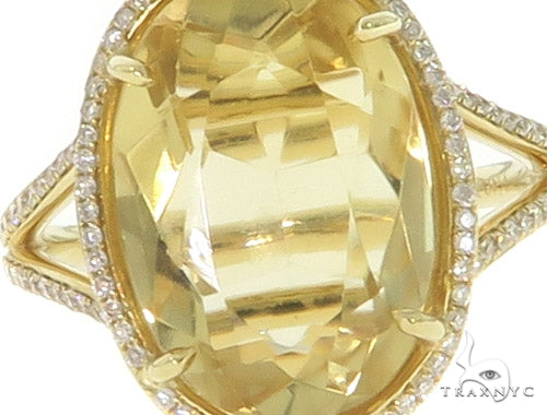 Citrine Diamond Anniversary/Fashion Ring 49444 - Image 3