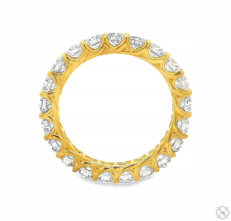 14K Gold Classic Lab-Grown Diamond Eternity Band, photo 4 of 5