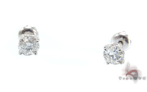 14K Gold Classic Studs F Color VS1 Clarity, photo 2 of 7