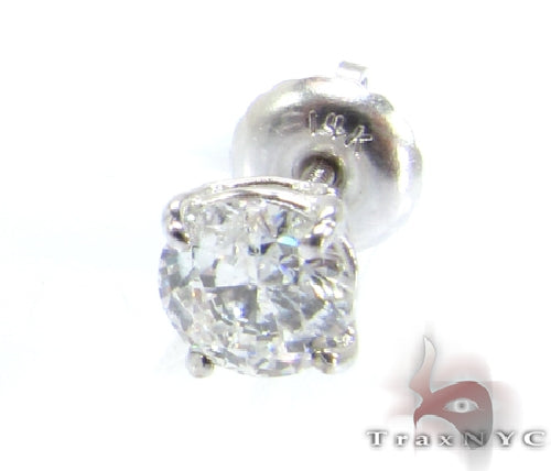 14K Gold Classic Studs F Color VS1 Clarity, photo 4 of 7