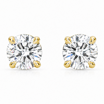 Classic Diamond Stud Earrings in 14K gold