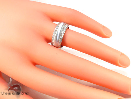 14K Gold Classy Wedding Band Set, photo 9 of 11