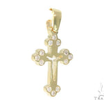 Bezel Diamond Cross Crucifix 44312 - Image 1