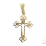Bezel Diamond Cross Crucifix 44312 - Image 2