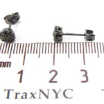 Cluster Black Diamond Stud Earrings 27877 - Image 7