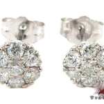 Cluster Diamond Stud Earrings 27875 - Image 1