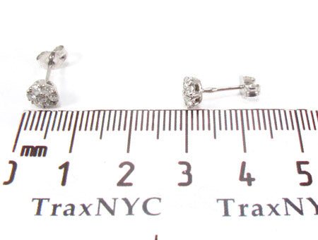 Cluster Diamond Stud Earrings 27875 - Image 6