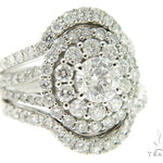 Cluster Halo Diamond Engagement Ring 45607 - Image 1