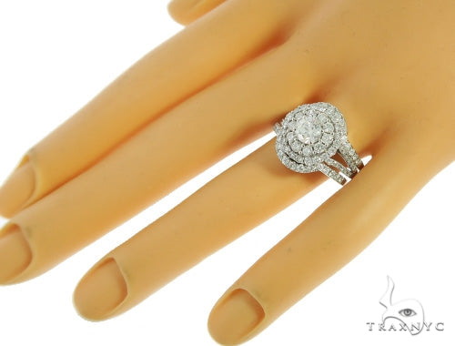 Cluster Halo Diamond Engagement Ring 45607 - Image 13