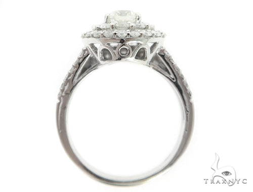 Cluster Halo Diamond Engagement Ring 45607 - Image 6