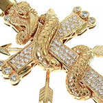 Cobra Cross Diamond Pendant 66340 - Image 4