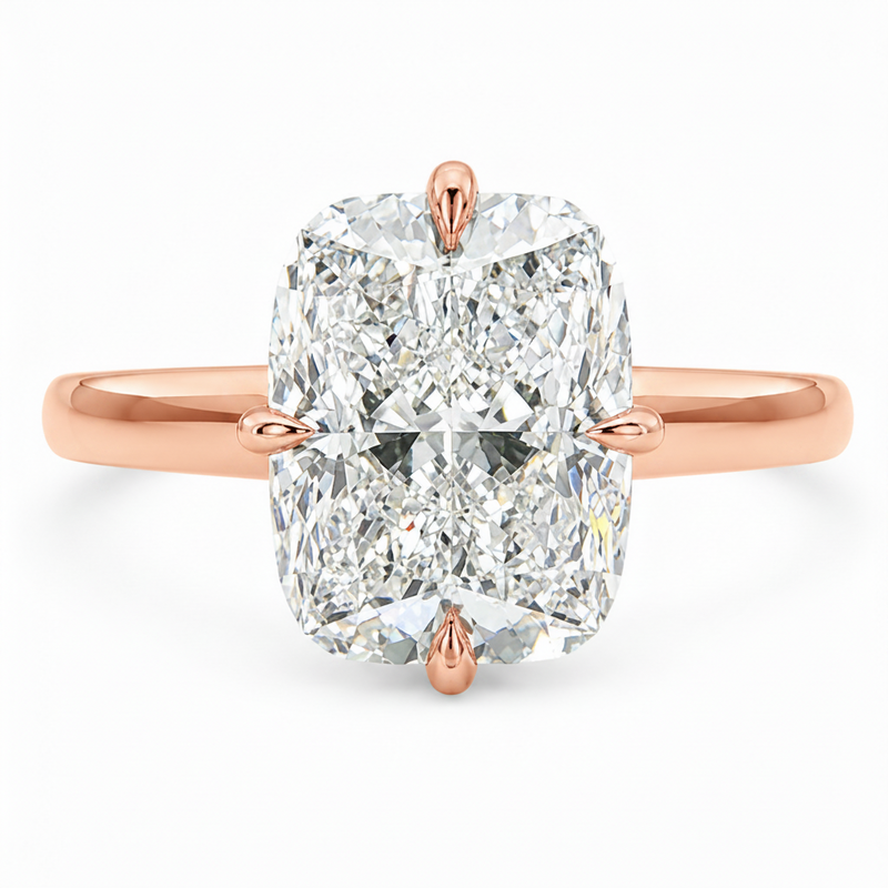Compass Cushion Engagement Ring 71672