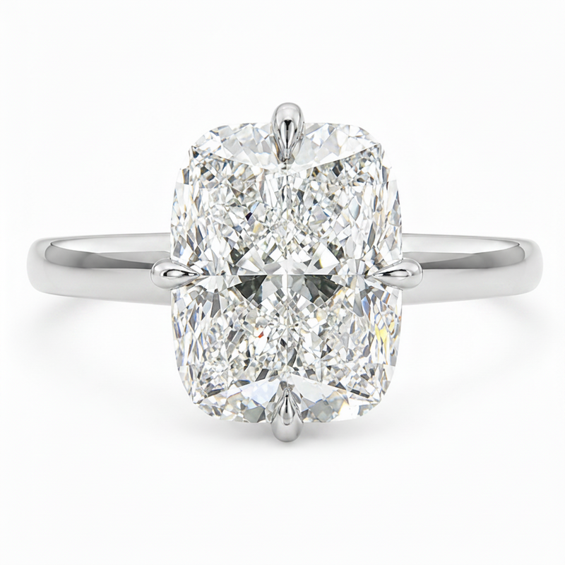 Compass Cushion Engagement Ring 71672
