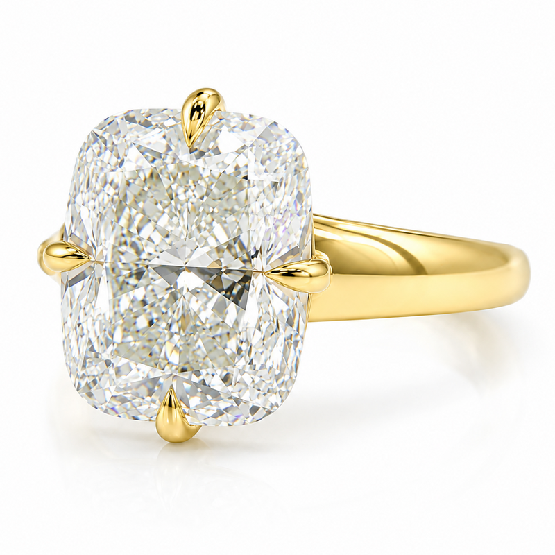 Compass Cushion Engagement Ring 71672