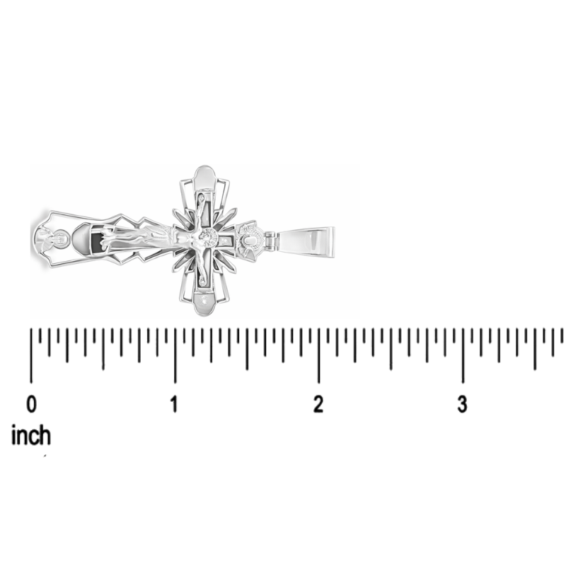 Silver Jesus Crucifix Pendant 71117