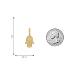 14K Gold Hamsa Diamond Pendant 66169