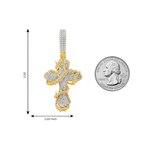 Large Thorned Fleur de Liscross Pendant 71315