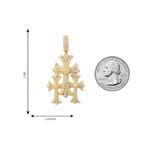 Triple Cross Pendant 71317