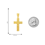 10K Gold Jesus Cross 57084