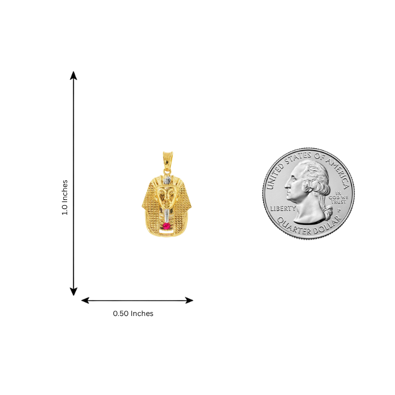 10K Small Pharaoh Pendant 56879