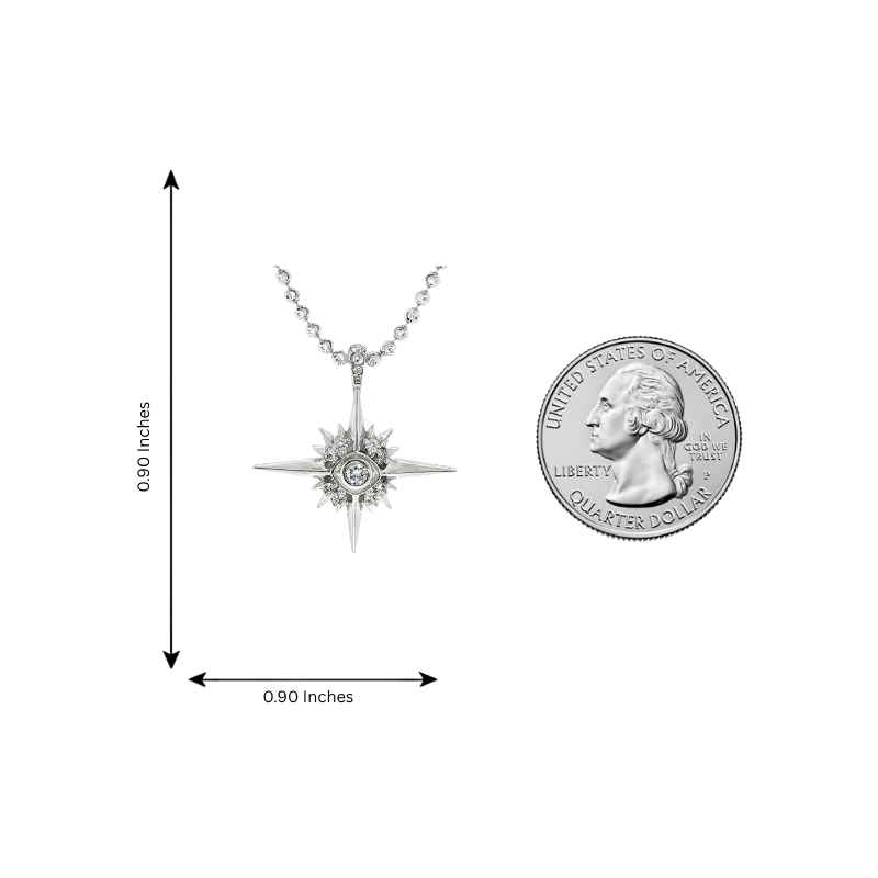Mini UFO Diamond Pendant 71414