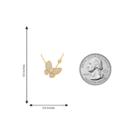 Butterfly Diamond Necklace 66215
