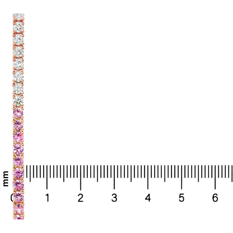 Diamond Blossom Tennis Bracelet 69886
