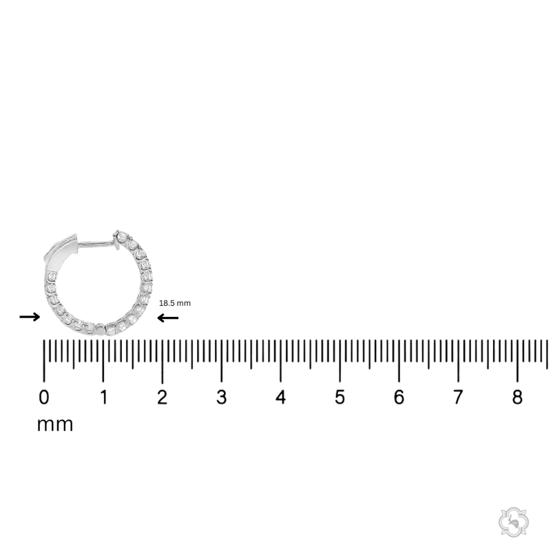 Halo Luxe Inside-Out Hoops Earrings 71520