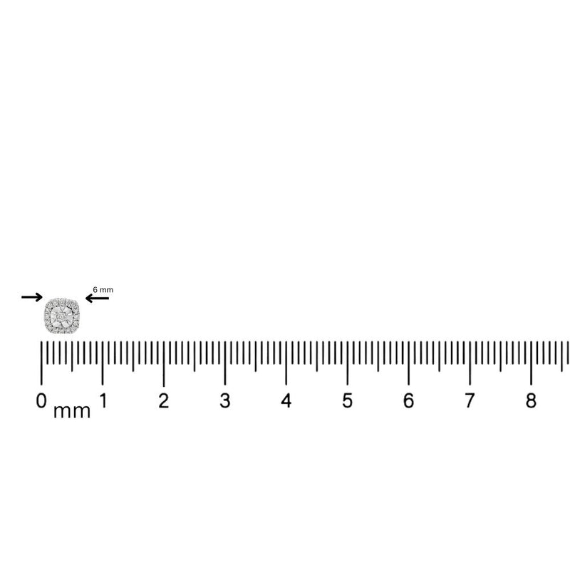 Classic Cushion Cut Diamond Earrings 64901