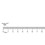 14k Gold Diamond Stud Earrings 64824