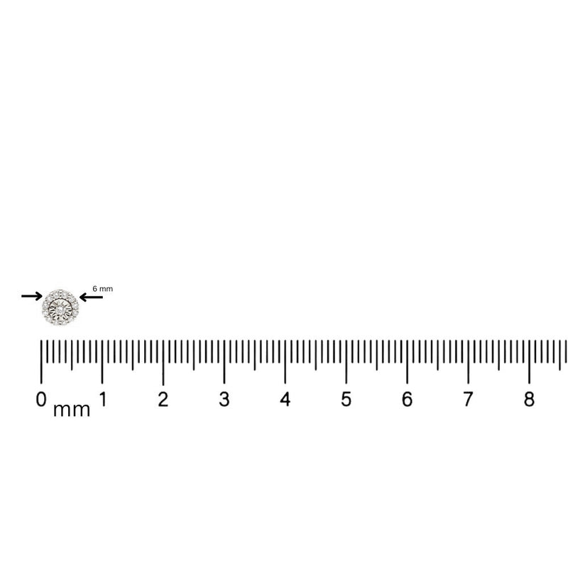 14k Gold Diamond Stud Earrings 64824