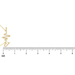 14K White Gold Diamond Heartbeat Necklace 65519