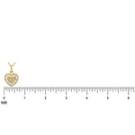 Heart Shape Diamond Necklace 70289