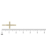 14K Gold Diamond Cross Pendant 65952