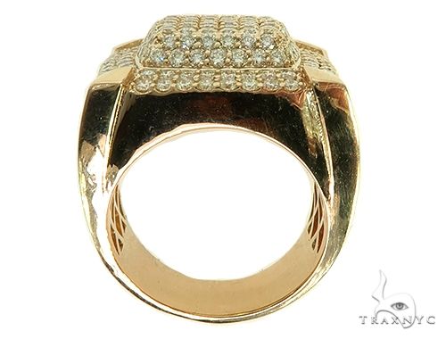 14K Gold Corner Pedestal Ring, photo 9 of 10