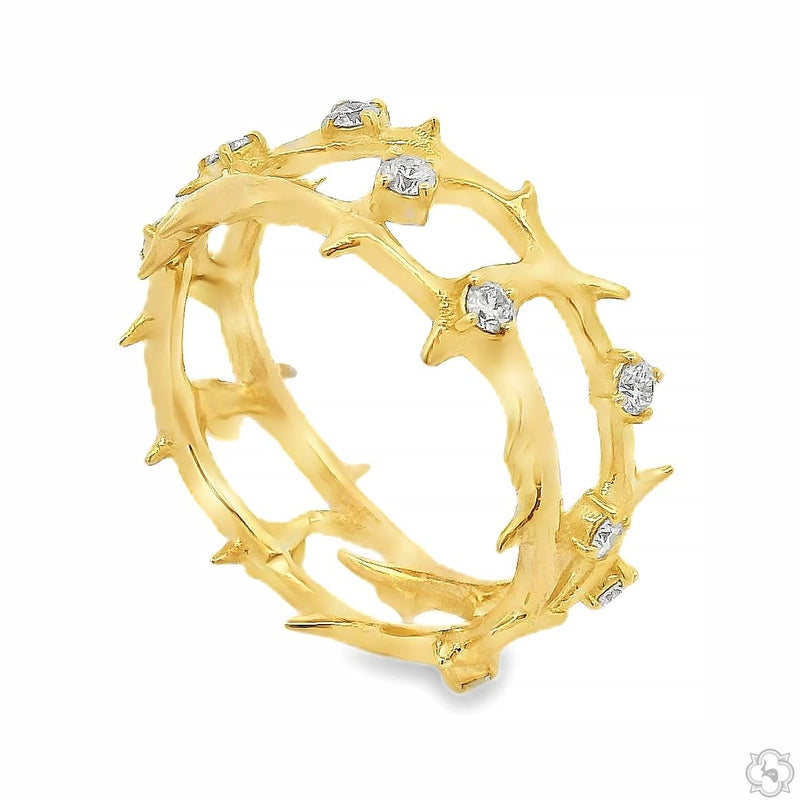 Crown of Thorns Diamond Ring 70782 - Image 2