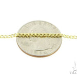 10k Yellow Gold Hollow Curb Link Chain 18 Inches 2mm 63348 - Image 3