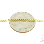 10k Yellow Gold Hollow Curb Link Chain 24 Inches 2mm 56876 - Image 3