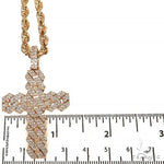 Cuban Link Diamond Cross Set 68331 - Image 5