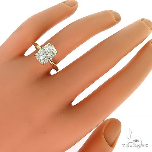 Cushion Cut Diamond Engagement Ring 68640 - Image 6