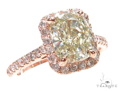 Cushion Cut Halo Diamond Engagement Ring 42900 - Image 1