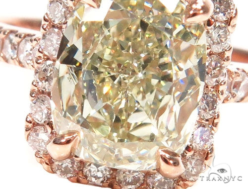 Cushion Cut Halo Diamond Engagement Ring 42900 - Image 3