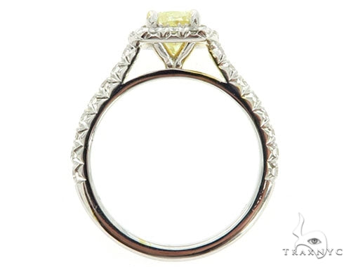 Cushion Cut Halo Diamond Engagement Ring 45618 - Image 6